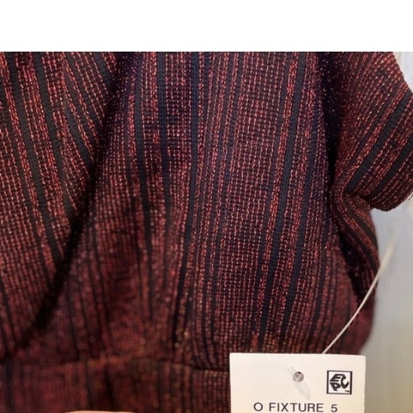 And Now This Metallic Sleeveless Bodysuit black/deep red size XS - Picture 5 of 11